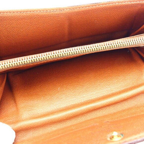 Louis Vuitton Wallet Purse Long Wallet Monogram Brown Woman Authentic - Picture 6 of 6